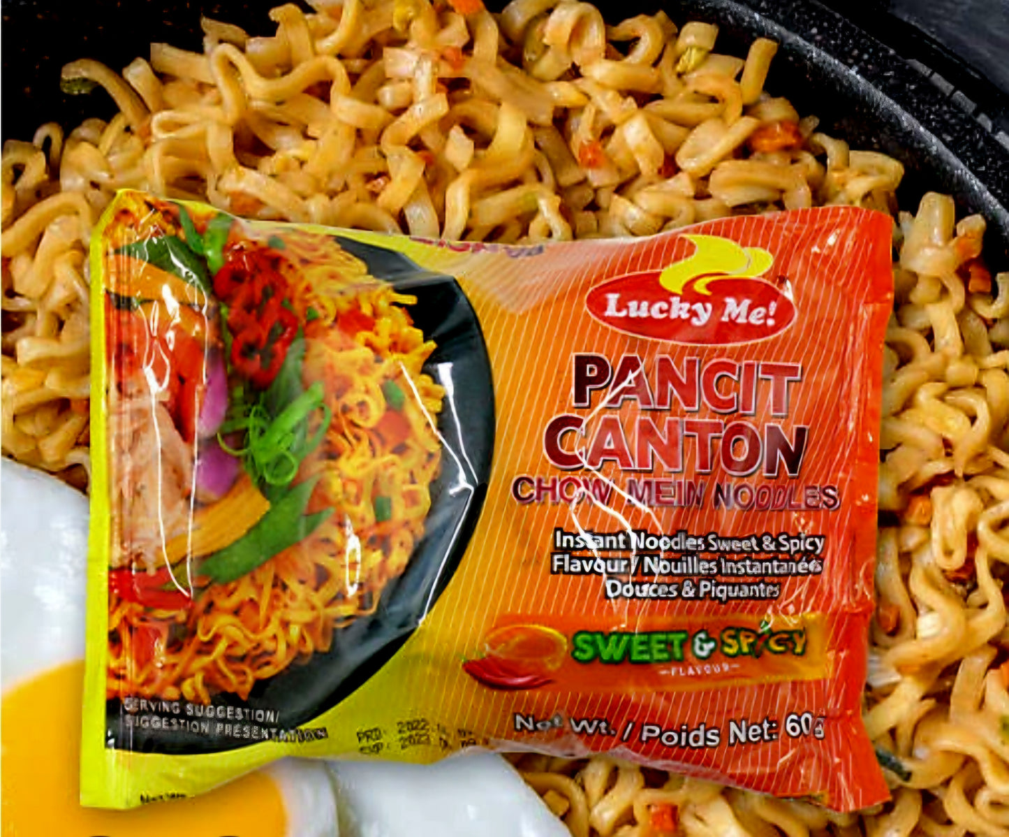 Lucky Me Pancit Canton SWEET & SPICY 60g×6's (6pack)