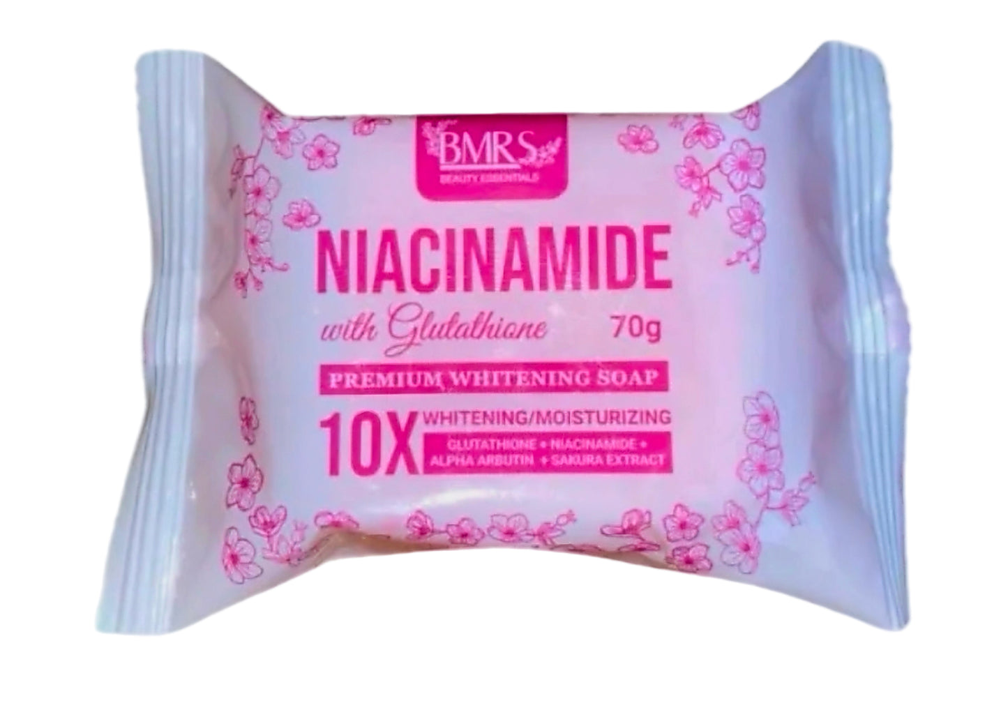 BMRS Niacinamide with Glutathione Premium Whitening Soap 70g