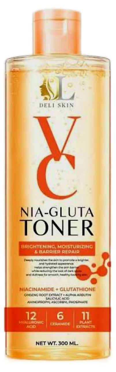 DELI SKIN VC NIA-GLUTA TONER 300ML