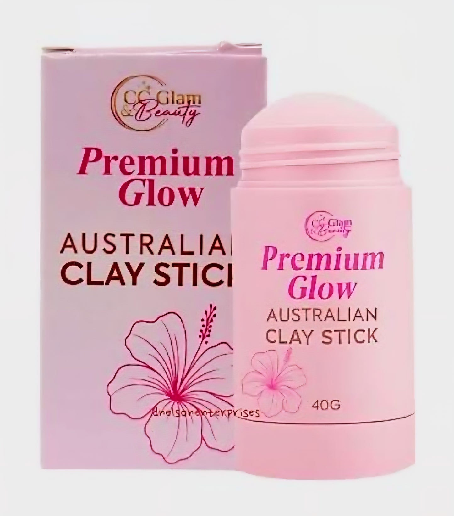 Premium Glow AUSTRALIAN CLAY STICK by CC Glam & Beauty 40g