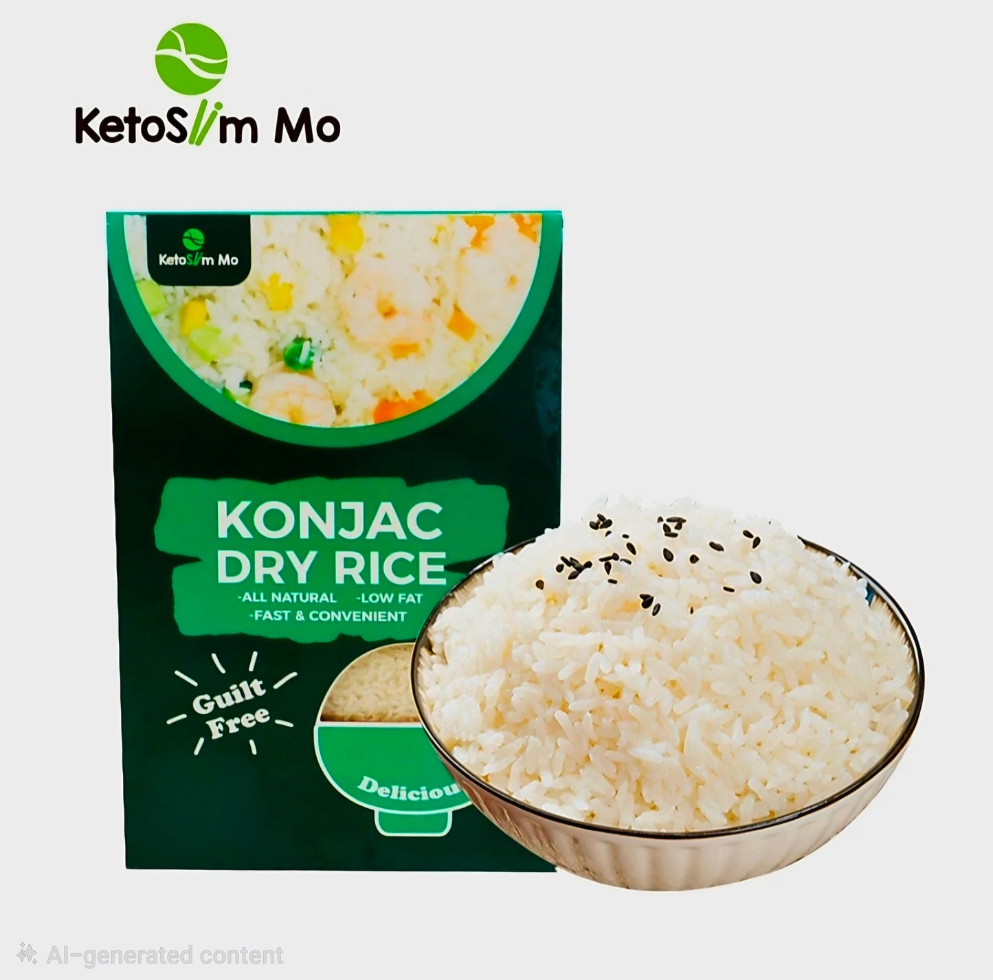 KETOSLIM SHIRATAKI DRIED RICE 100G